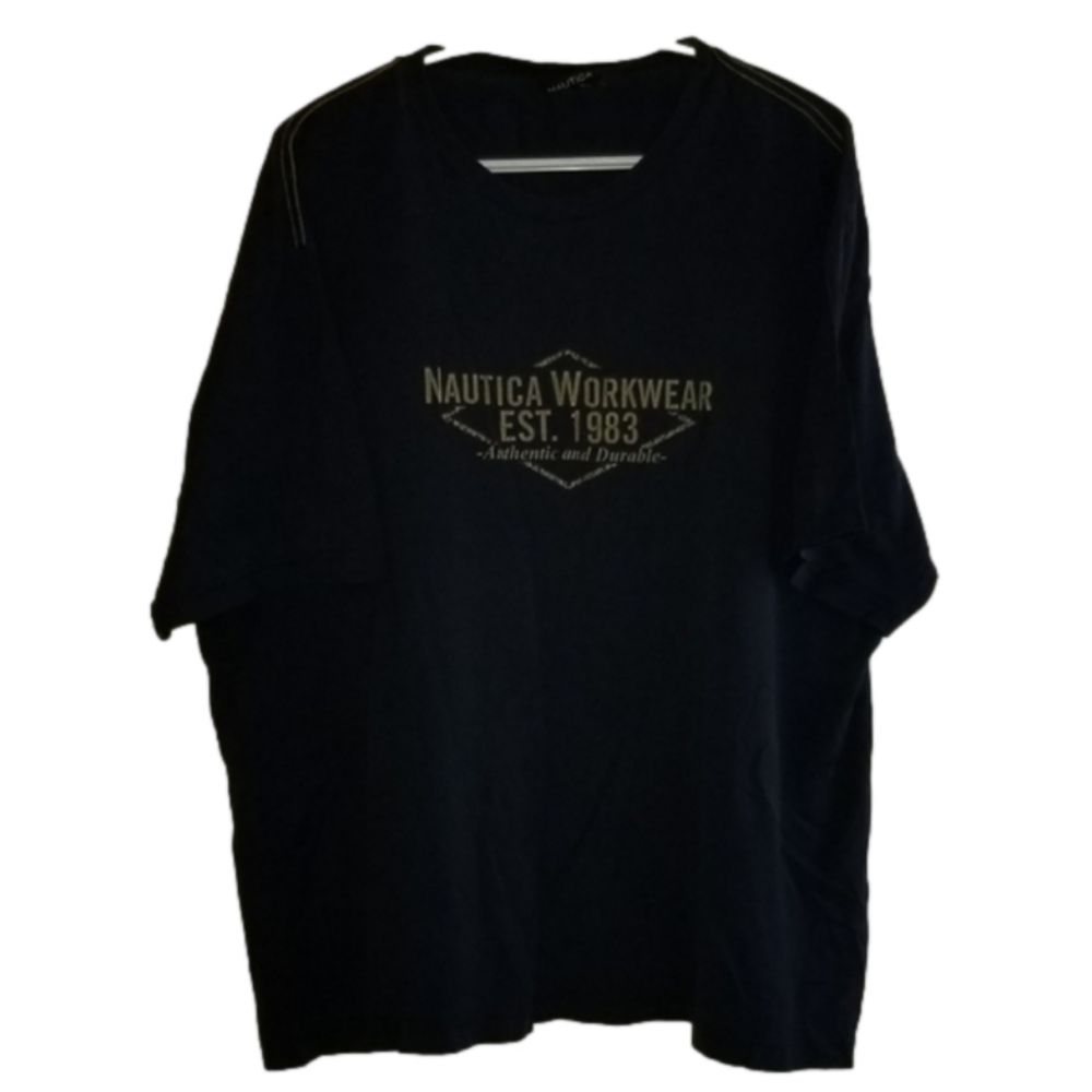 Nautica Short Sleeve Cotton TShirt Size XL